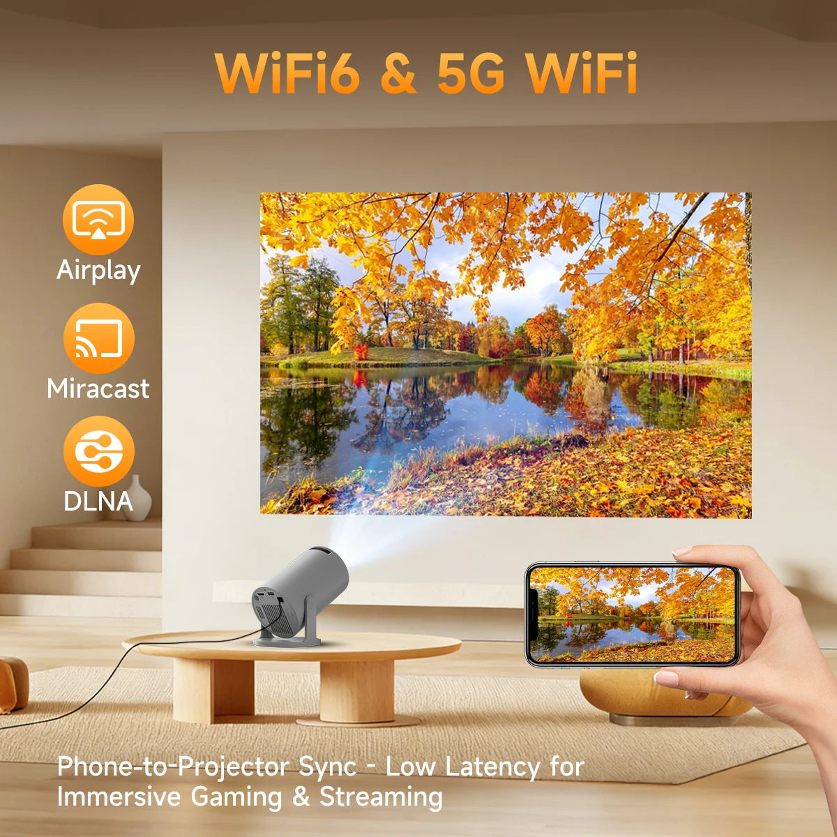 MAGCUBIC HY300 Pro Smart Projector