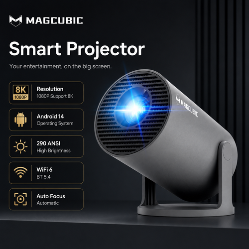 MAGCUBIC HY300 Pro Smart Projector