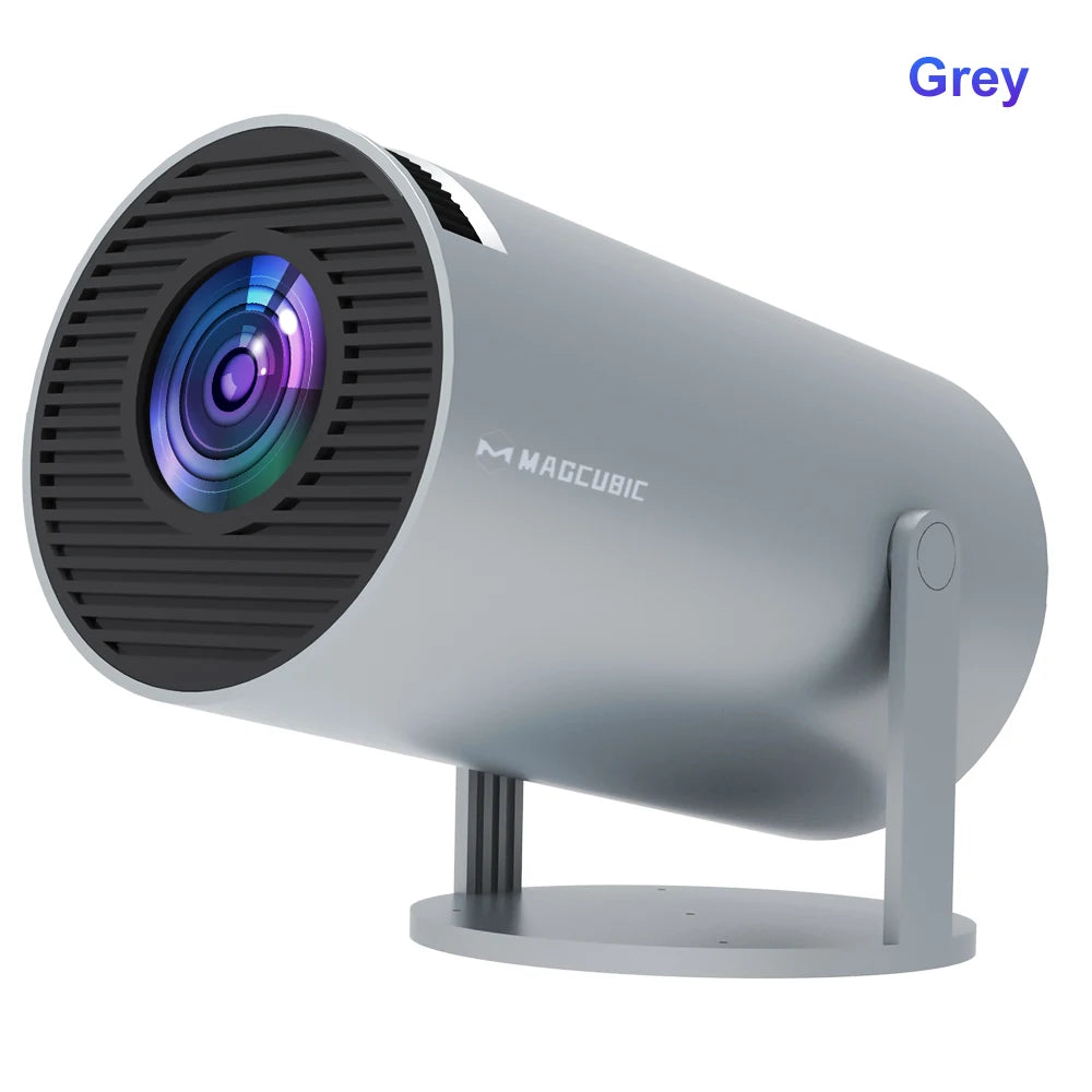 MAGCUBIC HY300 Pro Smart Projector – Android TV, WiFi, Bluetooth, 1080p Supported, Portable Mini Projector for Home Theater & Bedroom