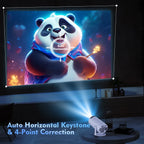 MAGCUBIC HY300 Pro Smart Projector – Android TV, WiFi, Bluetooth, 1080p Supported, Portable Mini Projector for Home Theater & Bedroom