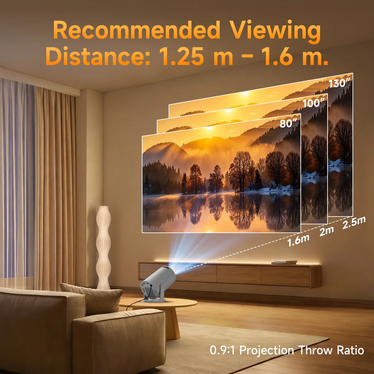 MAGCUBIC HY300 Pro Smart Projector